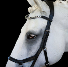 Load image into Gallery viewer, Lumiere 'AZURE' BRIDLE (EURO VERSION) - BLACK