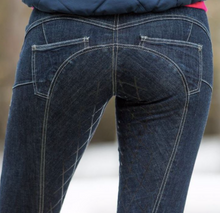 Load image into Gallery viewer, Horze Victoria Denim Breeches