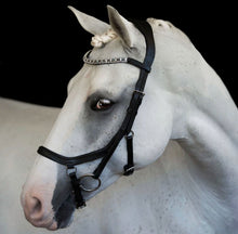 Load image into Gallery viewer, Lumiere &#39;AZURE&#39; BRIDLE (EURO VERSION) - BLACK
