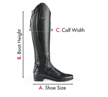Load image into Gallery viewer, Premier Equine Chisouri Ladies Long Leather Field Riding Boot
