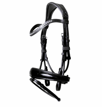 Load image into Gallery viewer, Lumiere Aurelie Rolled Leather Bridle Hanoverian
